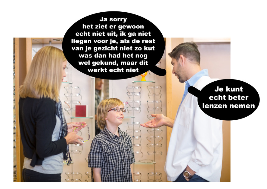 Vet aardige verkoper