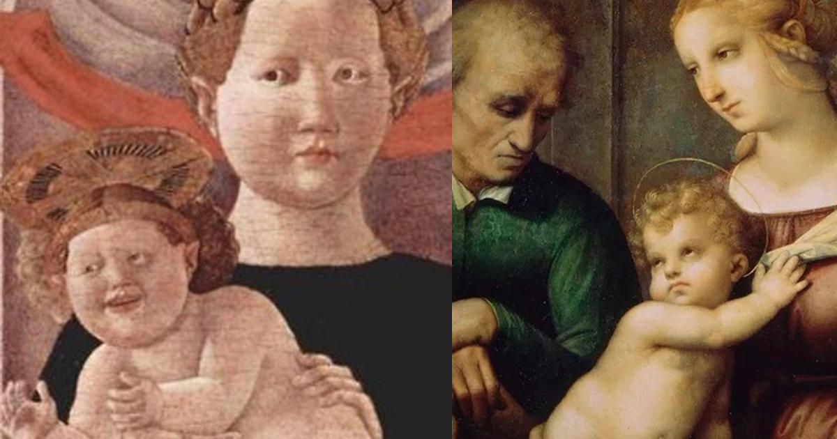 20 baby's op middeleeuwse schilderijen die eruit zien alsof ze alles beter weten