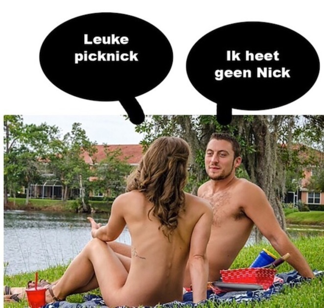 Ideaal picknick weer
