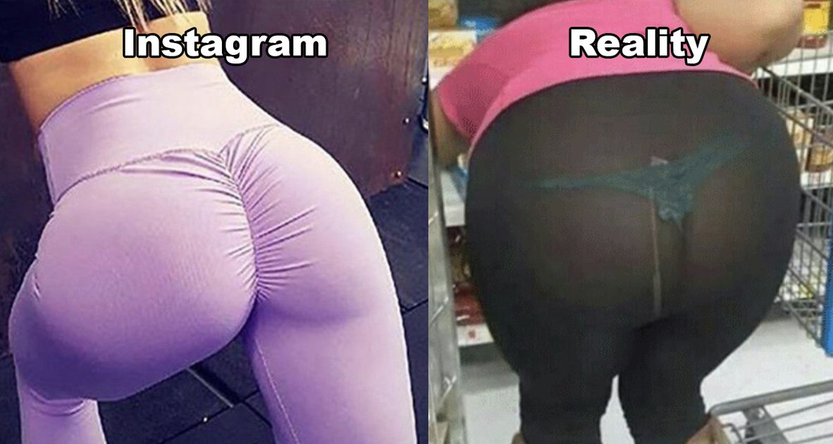 20 vet grappige Instagram vs. reality plaatjes