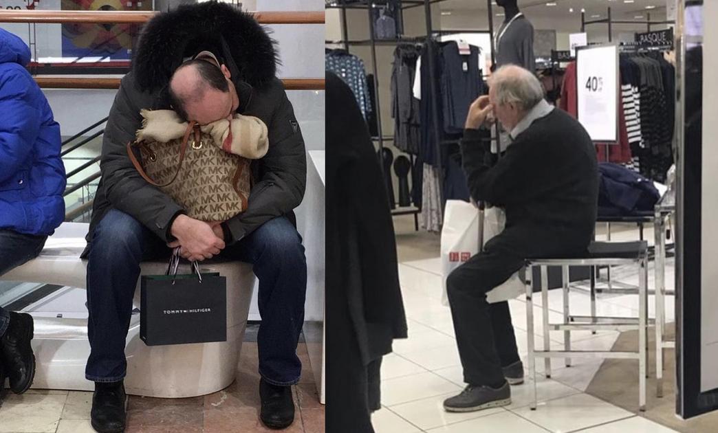 20 mannen die dood willen tijdens het shoppen met hun vrouw