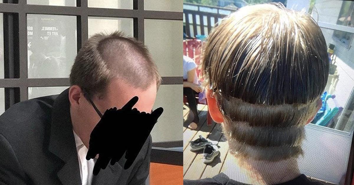 15 mensen die hun eigen haar maar geknipt hebben omdat ze niet naar de kapper durven ivm corona