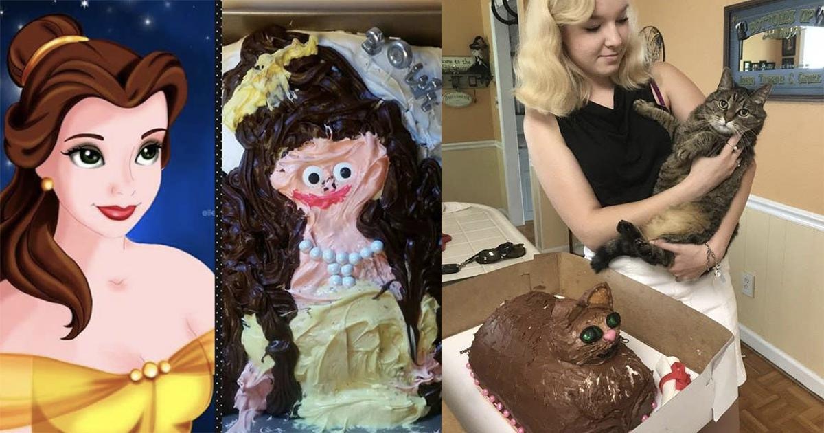18 mensen die geprobeerd hebben om een cake te bakken