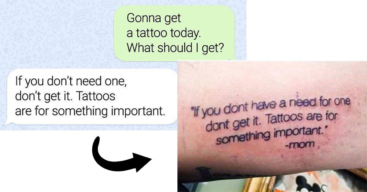 20 tattoos die misschien toch niet zo'n goed idee waren