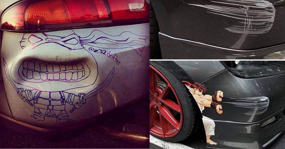 Zo kun je de schade aan je auto ook gewoon oplossen (16 foto's)