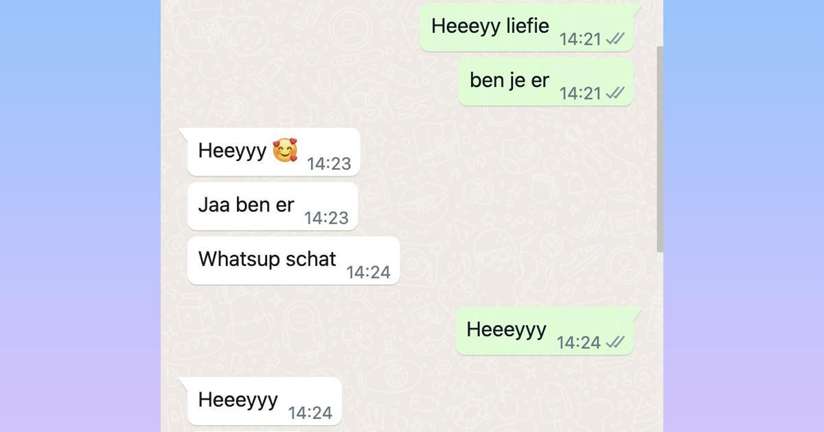 Hier het meest lege en zinloze gesprek dat waarschijnlijk ooit gevoerd is op WhatsApp (11 screens)
