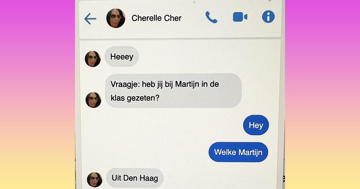 Cherelle is op zoek naar de stalker van ene Martijn uit Den Haag (6 screens)