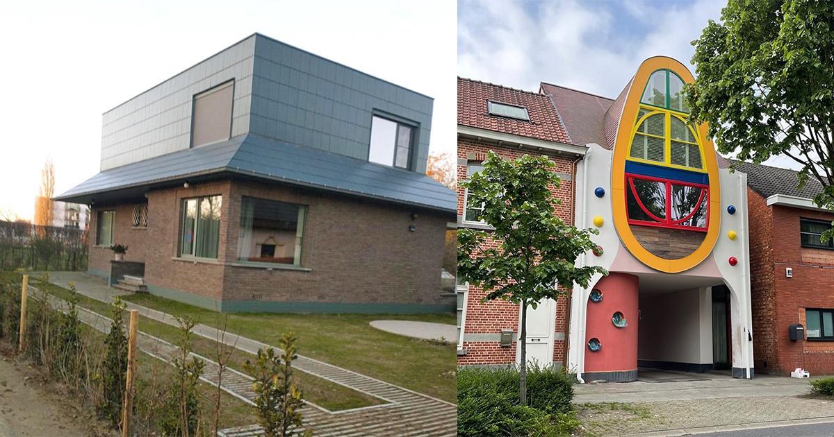 Dit is waarom ze in België betere architecten nodig hebben (22 foto's van spuuglelijke huizen)