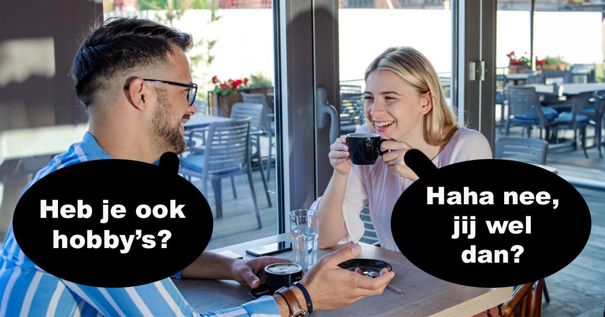 Dit is hoe een date verloopt met iemand die alles nogal letterlijk neemt (10 screens)