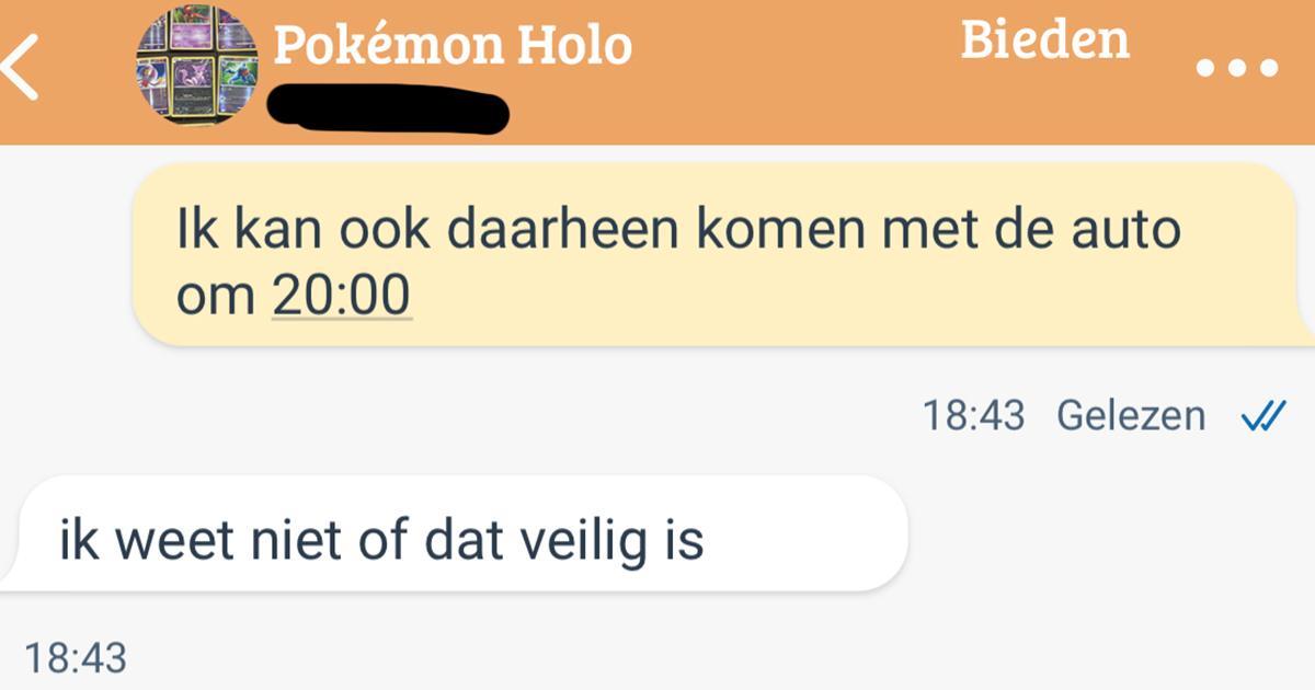Jongen komt voor het eerst van z'n leven in Enschede om Pokémon kaarten op te halen bij iemand van Marktplaats en dat gaat niet helemaal goed (6 screens)